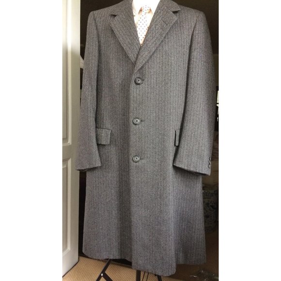 Hart Schaffner Marx Men's Winter Coat 38-40 Gray - Picture 1 of 6